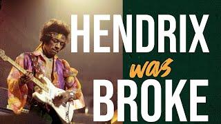 Jimi Hendrix was broke!  Hard Truths about the Music Biz. #musicbusiness #musicianlife #badbrad