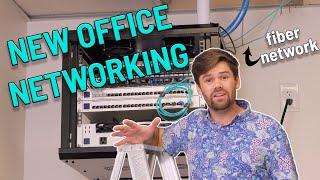 100GbE Fiber Office Upgrade! - Office Move in Part 2