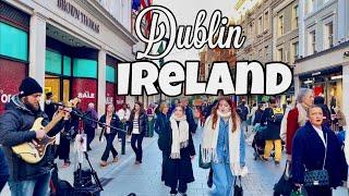 Dublin Ireland: Grafton Street Dublin City Centre | 4k walking tour Dublin Ireland