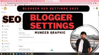 Blogger SEO Settings 2023 (Advanced SEO) - SEO Settings for BLOGGER