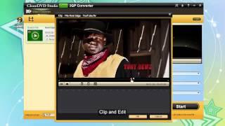 How to convert video to 3gp free with clonedvd free 3gp converter