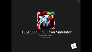 Joining clicker sim testing server