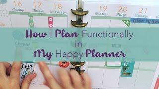 Functional Planning in My Happy Planner