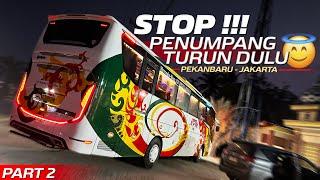 BUS WAJIB BERHENTI DISINI⁉️Trip Pekanbaru - Jakarta with NPM Sutan Class PART 2