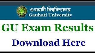 2018-Guwahati university B.A B.com Bsc 3rd sem, 5th sem Results Online Check