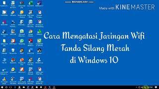 Cara Mengatasi Jaringan Wifi Tanda silang Merah di Windows 10