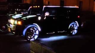 LED Light show of HUMMER H2