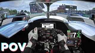 EPIC F1 24 Spanish GP in Full Motion Sim Rig! | FANATEC CS DD+