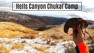 Snake River Hells Canyon Chukar Camp 2022