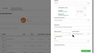How to create an Inventory Product in QuickBooks Online
