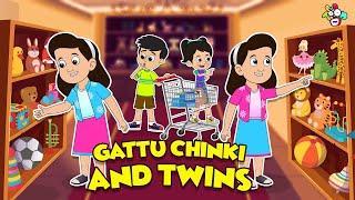 Gattu Chinki And Twins | Animated Stories | English Cartoon | Moral Stories | PunToon Kids