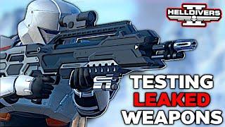 Leaked Polar Patriots Warbond Weapon Testing in Helldivers 2