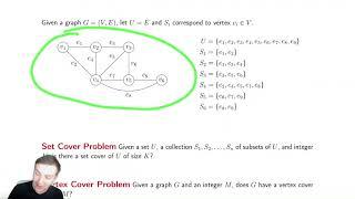 NP Completeness 9 - Set Cover Problem and Outline of Proof Technique