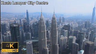 KLCC & Dataran Merdeka from Above - Drone Footage #cinematic  #klcc #dji #drone