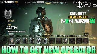 How to Unlock Atom MW2 Atom Operator | How to Get Atom MW2 Atom | COD MW2 Season 3 New Operators