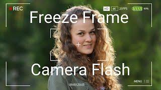 Filmora Freeze Frame Camera Flash Effect| Filmora Tutorial 2020