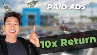 How to get a 10x return with paid ads in car sales