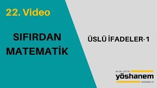 YÖS SIFIRDAN MATEMATİK - ÜSLÜ İFADELER-1 #onlineyöskursu #yöskursu #temelmatematik #tryös