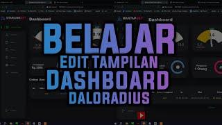 Tutorial ⭕ Edit Tampilan Dashboard Daloradius Openwrt