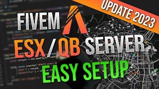 Eigener FiveM Server in 2023 | Free ESX und QB Template Server [für Anfänger]