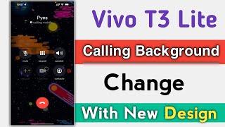 Vivo T3 Lite How To Change Call Background With New Look ! Vivo T3 Lite Call Background Changer