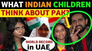 SOHAIB CHAUDHARY WITH INDIAN CHILDREN IN UAE , VIDEO GOES VIRAL, IND VS PAK CHILDREN IN UAE REAL TV