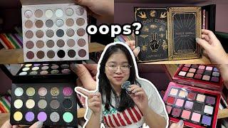 my (embarrassingly) large eyeshadow palette collection | part 1