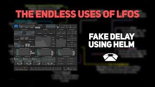 Creating a Fake Delay using FREE VST HELM