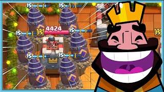  ИЗДЕВАЮСЬ НАД СОПЕРНИКАМИ С СУПЕР БЫСТРЫМ БУРОМ / Clash Royale