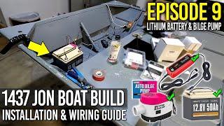 Bilge Pump & Lithium Battery Installation | Power Queen & Better Boat - Ep. 9