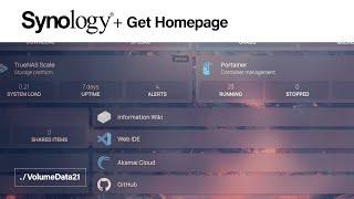 How to install Get Homepage on a Synology NAS! (and VS Codium)
