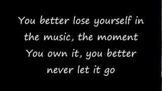 Lose Yourself by Eminem -Lyrics (CLEAN)