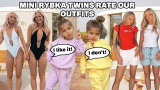 The MINI RYBKA TWINS Rate Our Outfits (White Fox Haul)