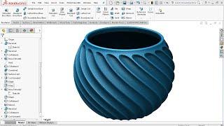 Surface Modeling - SolidWorks Tutorial