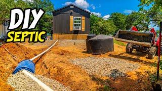 DIY Septic System for OFF GRID Shed To House / Tiny House Living