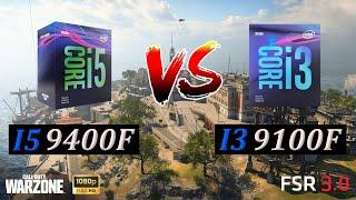 INTEL I3 9100F vs INTEL I5 9400F - WARZONE 3.0 - (Competitive Settings 1080p)