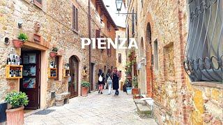 [4K] Walking Tour of Pienza, Italy: Lovely Tuscan Village Listed as a World Heritage Site 2023