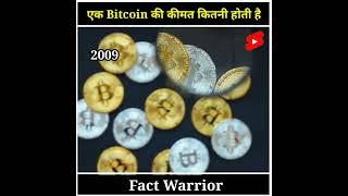 एक Bitcoin की कीमत कितनी होती है |Bitcoin|#shorts