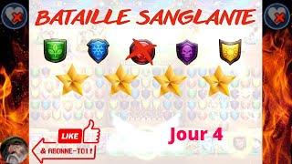 Tournois Raid 4 ⭐ Batailles SANGLANTE 🩸 chao  J4 Empires and Puzzles