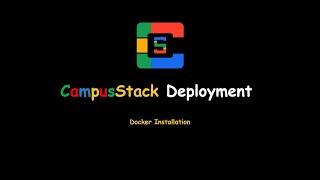 CampusStack Deployment  -  Installing Docker on Ubuntu