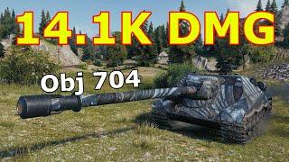 World of Tanks Object 704 - 7 Kills 14,1K Damage | NEW WORLD RECORD !