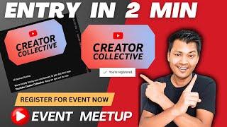 How to Register in YouTube Creator Collective Event 2024 in India | RSVP in 2 Minutes