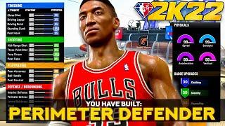 NBA 2K22 CURRENT GEN BEST LOCKDOWN BUILD - RARE LOCKDOWN BUILD - DEMIGOD POWER FORWARD BUILD 2K22