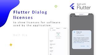 Flutter AboutDialog Widget Tutorial | License Dialog