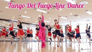 Tango Del Fuego  Line Dance  | improver | 탱고 델 퓨에고 라인댄스 | C4라인댄스 | se hee line dance |일산 라인댄스