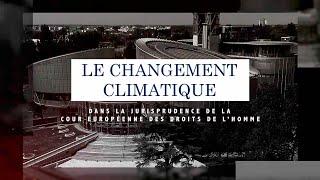 Le changement climatique dans la jurisprudence de la CEDH (FRA)