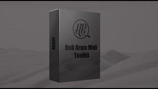 FREE RnB DRUM MIDI TOOLKIT I 40+ MIDI 9 Drum Loops I Summer Walker, 6LACK, Drake, Bryson Tiller