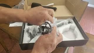 Unboxing a Zingyou BM-800 microphone kit with shock mount, and microphone stand