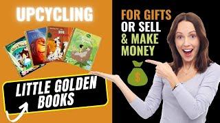  Upcycle Little Golden Books | Papercraft Gift Ideas | Repurposed Children's Books