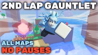 Clearing ALL 2ND LAPS in a SINGLE RUN! | Superstar Racers: Deathless 2nd lap gauntlet [ROBLOX]